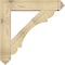 Ekena Millwork Olympic Arts and Crafts Rough Sawn Bracket w/ Offset Brace, Douglas Fir, 8"W x 38"D x 38"H BKT0806X38X38OLY03RDF - alternate 2
